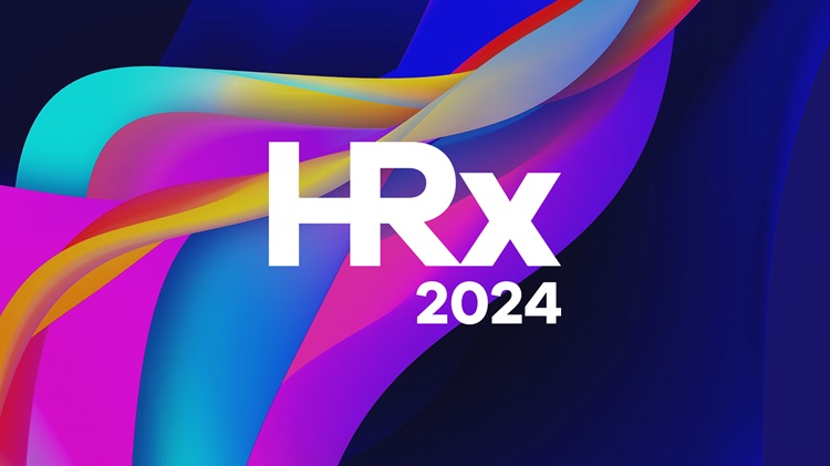 HRx 2024 -tapahtuman teemakuva, joka on värikäs tausta yhdessä tapahtuman nimen kanssa.